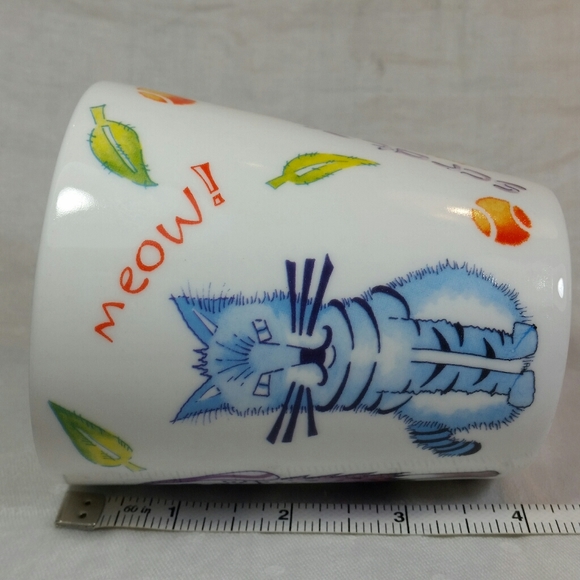 CARDEW DESIGN Dog Cat MUG Bark Meow Woof Paw Print 12 oz - Picture 5 of 11